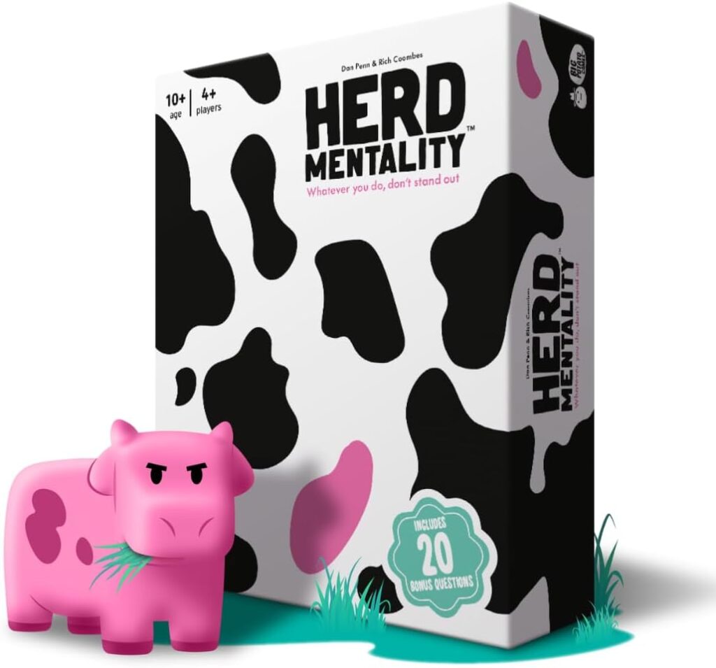 Herd Mentality Board Game: The Udderly Addictive Family Game | Best Christmas Game For 4-20 Players Herd Mentality Board Game: The Udderly Addictive Family Game | Best Christmas Game For 4-20 Players