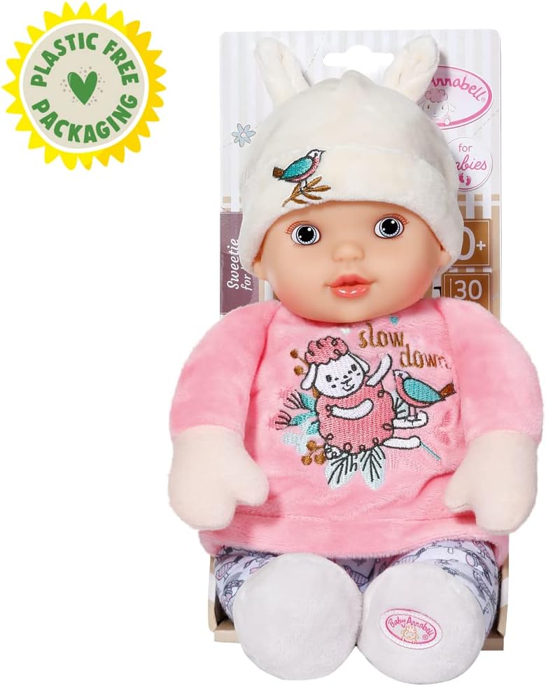 Baby Annabell Sweetie for babies - 30 cm soft bodied doll with integrated rattle - Suitable from birth - 706428