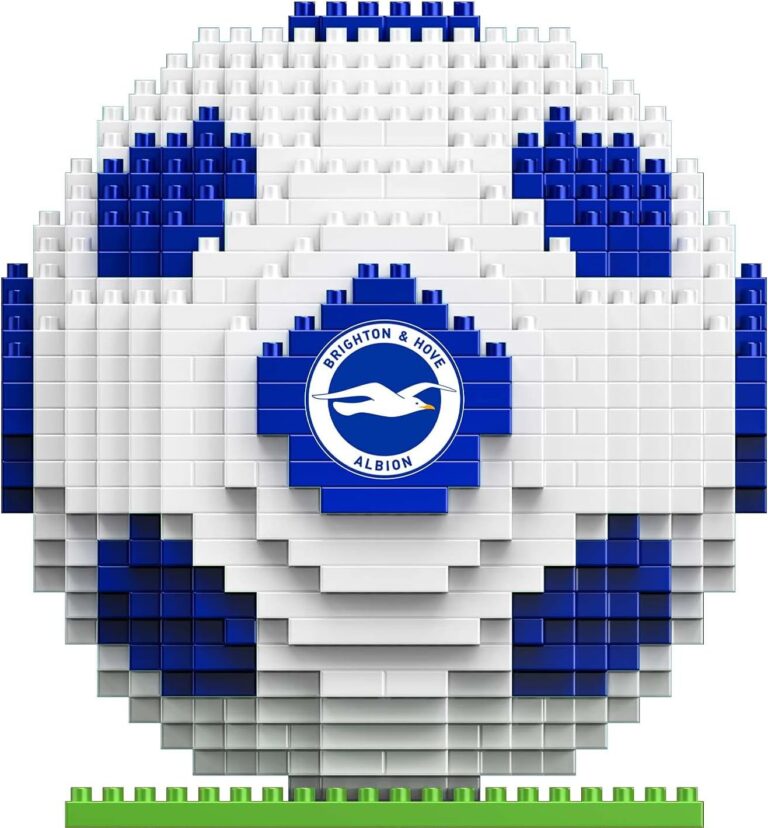 FOCO BRXLZ Brighton & Hove Albion FC Football Premier League Championship Logo Team Building Set 3D Construction Toy Review