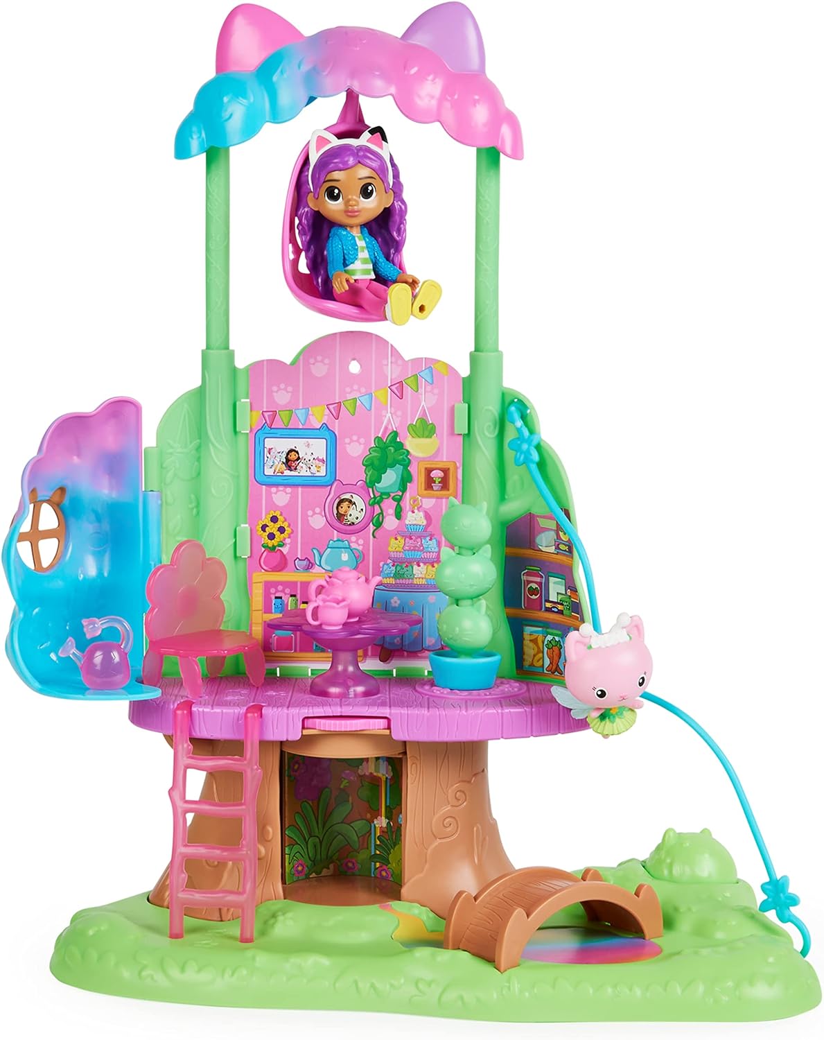 gabbys dollhouse transforming garden treehouse playset review Gabby's Dollhouse Transforming Garden Treehouse Playset Review