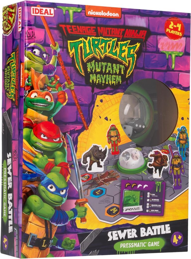 IDEAL Teenage Mutant Ninja Turtles Sewer Battle Pressmatic Game Review