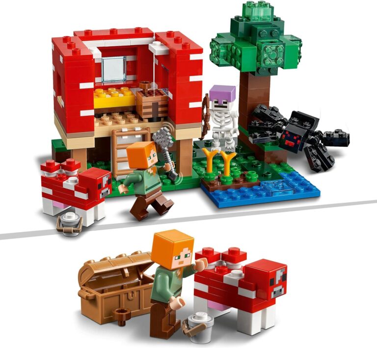 LEGO 21189 Minecraft The Skeleton Dungeon Set Review