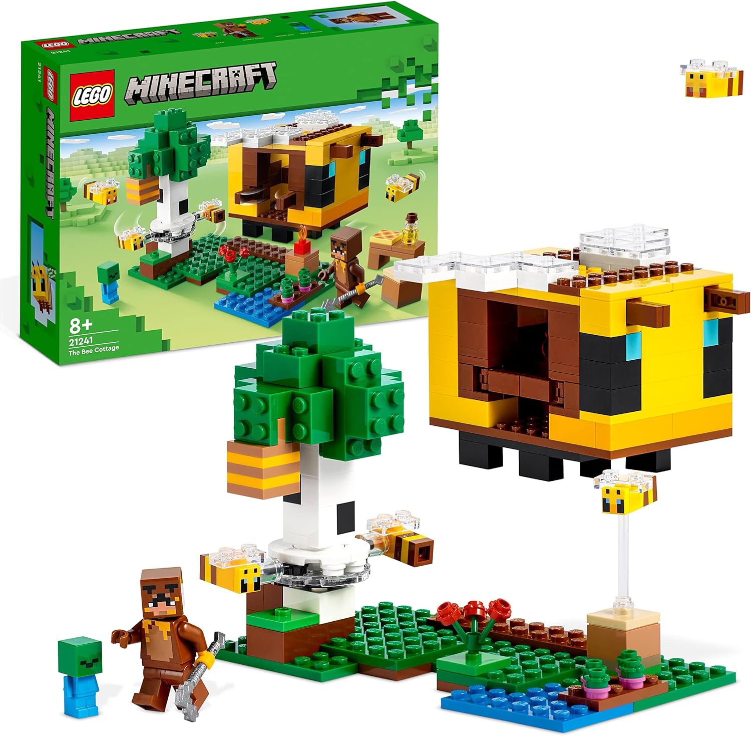 lego 21241 minecraft the bee cottage construction toy review LEGO 21241 Minecraft The Bee Cottage Construction Toy Review