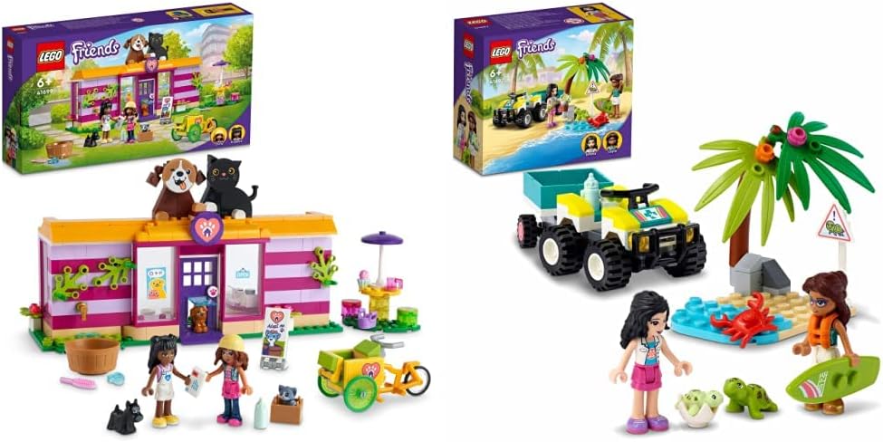 LEGO 41699 Friends Pet Adoption Café, Animal Rescue Toys Playset, Creative Gifts for 6 Plus Year Old Kids, Girls and Boys with Olivia Priyanka Mini-Dolls LEGO 41699 Friends Pet Adoption Café, Animal Rescue Toys Playset, Creative Gifts for 6 Plus Year Old Kids, Girls and Boys with Olivia Priyanka Mini-Dolls