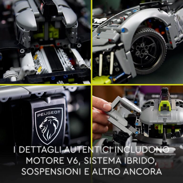 LEGO 42156 Technic PEUGEOT 9X8 24H Le Mans Hybrid Hypercar Review