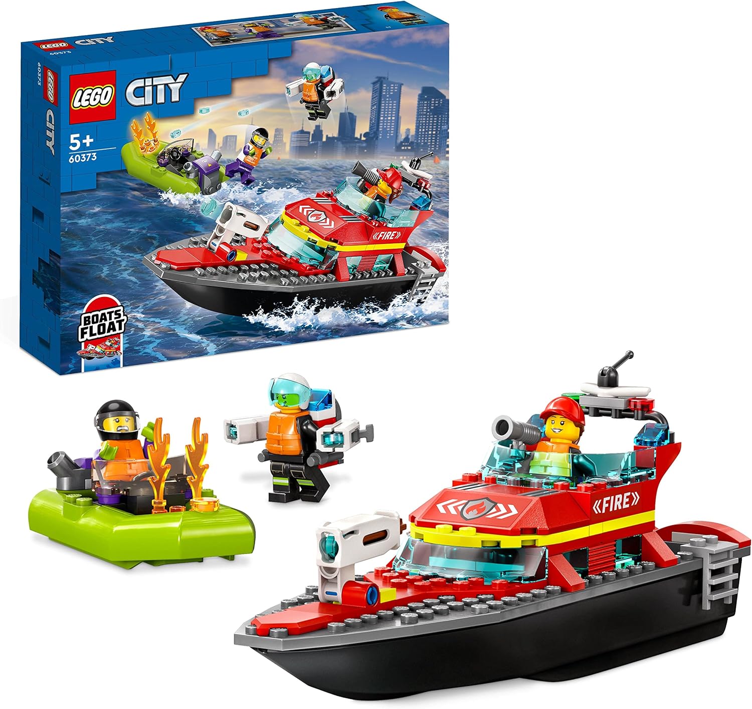 lego 60373 city fire rescue boat toy review LEGO 60373 City Fire Rescue Boat Toy Review