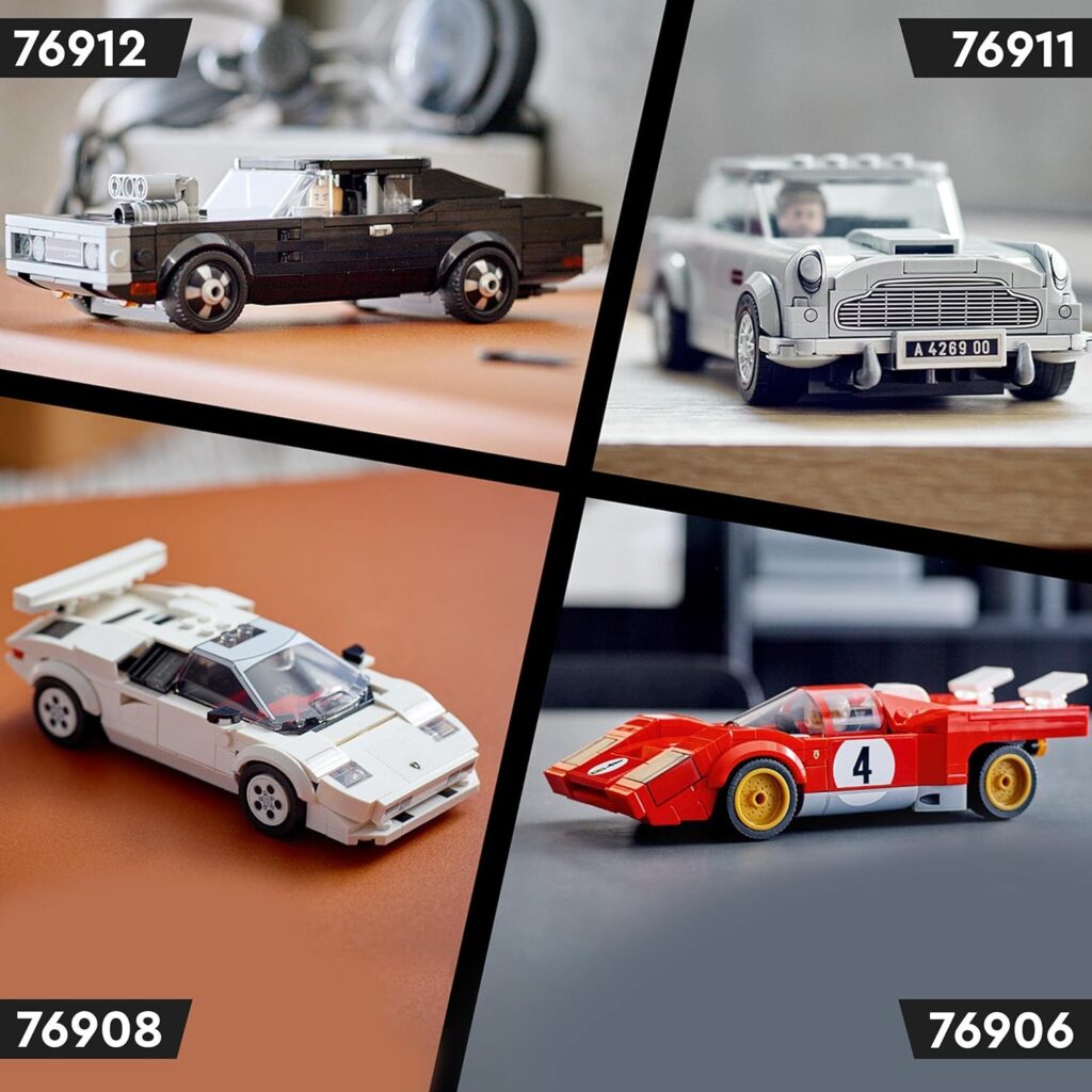 LEGO 76911 Speed Champions 007 Aston Martin DB5 James Bond Replica Toy Car Model Kit Kids With Minifigure, No Time To Die Movie Collectible Set LEGO 76911 Speed Champions 007 Aston Martin DB5 James Bond Replica Toy Car Model Kit Kids With Minifigure, No Time To Die Movie Collectible Set