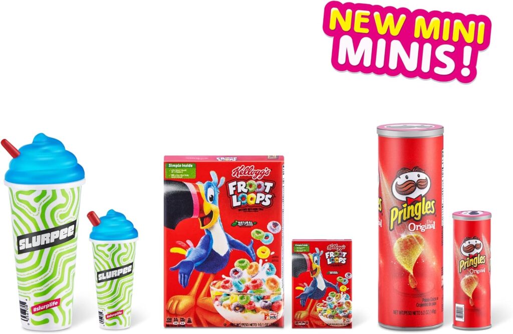 Mini Brands Series 4 Mystery Capsule Real Miniature Brands Collectible Toy (2 Pack), PVC