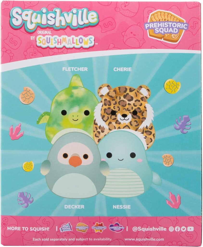 Squishville SQM - Plush 6 Pack 2 Squishmallows 6 Pack(Varsity Squad)