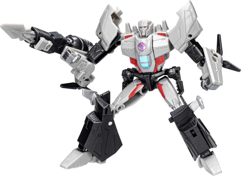 TRANSFORMERS Toys EarthSpark Warrior Class Megatron, 5” Action Figure, Robot Toys for Kids Ages 6 and Up