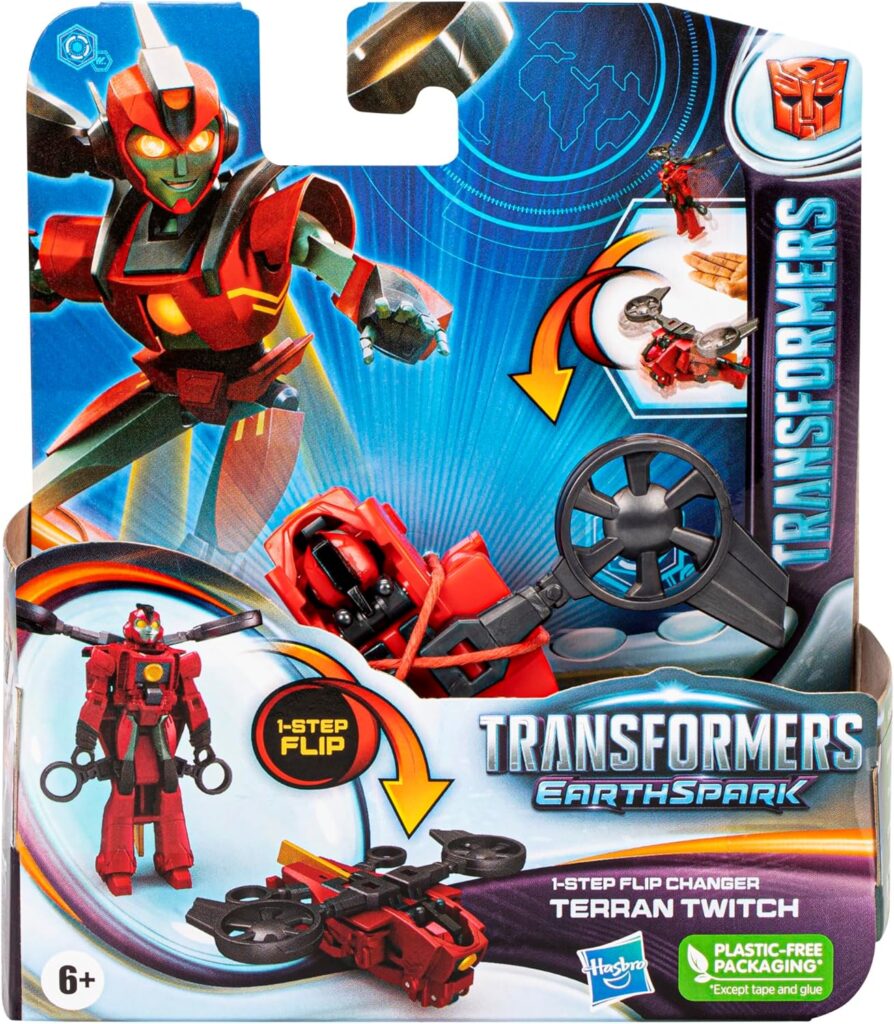 TRANSFORMERS Toys EarthSpark Warrior Class Megatron, 5” Action Figure, Robot Toys for Kids Ages 6 and Up